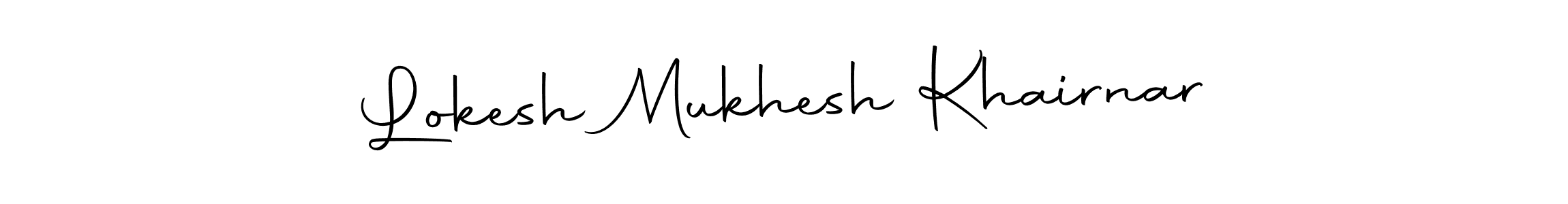 Use a signature maker to create a handwritten signature online. With this signature software, you can design (Autography-DOLnW) your own signature for name Lokesh Mukhesh Khairnar. Lokesh Mukhesh Khairnar signature style 10 images and pictures png