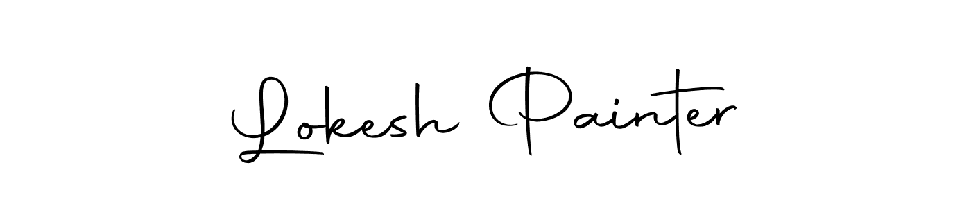 Design your own signature with our free online signature maker. With this signature software, you can create a handwritten (Autography-DOLnW) signature for name Lokesh Painter. Lokesh Painter signature style 10 images and pictures png