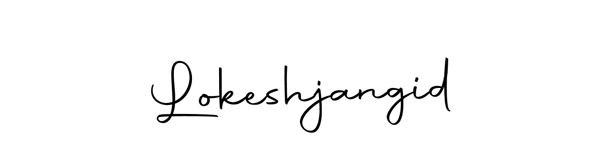 The best way (Autography-DOLnW) to make a short signature is to pick only two or three words in your name. The name Lokeshjangid include a total of six letters. For converting this name. Lokeshjangid signature style 10 images and pictures png