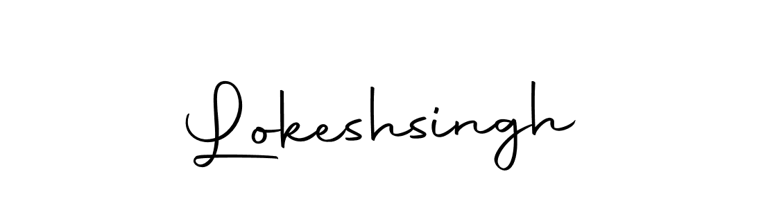 Lokeshsingh stylish signature style. Best Handwritten Sign (Autography-DOLnW) for my name. Handwritten Signature Collection Ideas for my name Lokeshsingh. Lokeshsingh signature style 10 images and pictures png