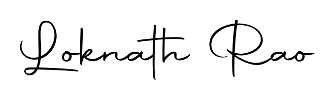 Try this chic Loknath Rao handwritten sign style. Using Autography-DOLnW font elements, it gives your name a sleek, memorable identity. Loknath Rao signature style 10 images and pictures png