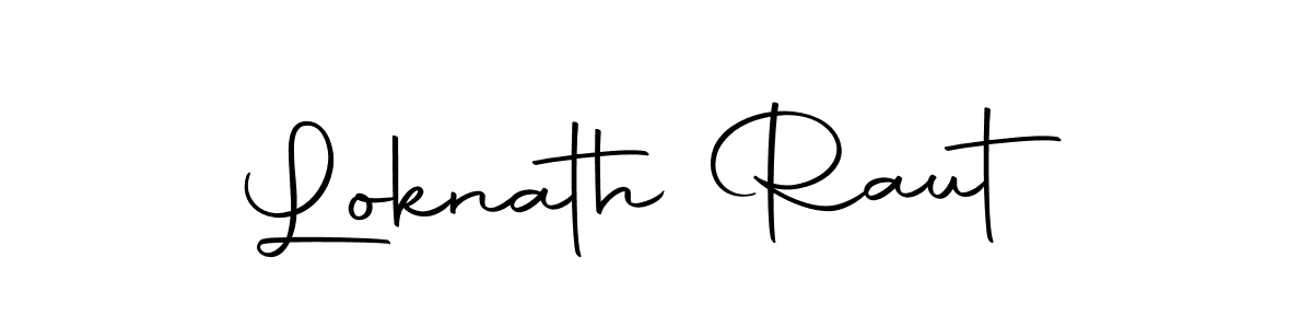 Create a beautiful signature design for name Loknath Raut. With this signature (Autography-DOLnW) fonts, you can make a handwritten signature for free. Loknath Raut signature style 10 images and pictures png