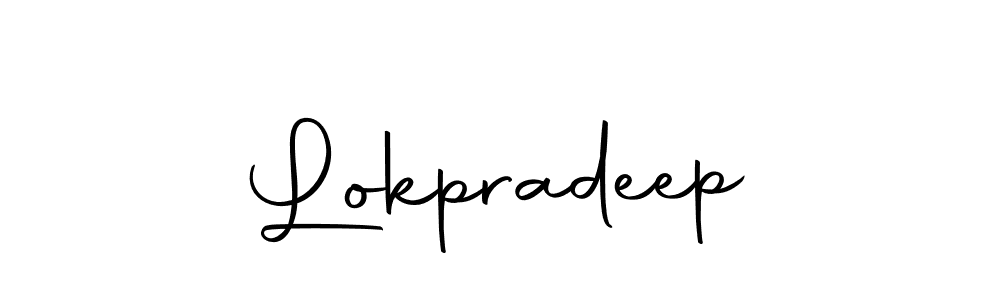 Create a beautiful signature design for name Lokpradeep. With this signature (Autography-DOLnW) fonts, you can make a handwritten signature for free. Lokpradeep signature style 10 images and pictures png