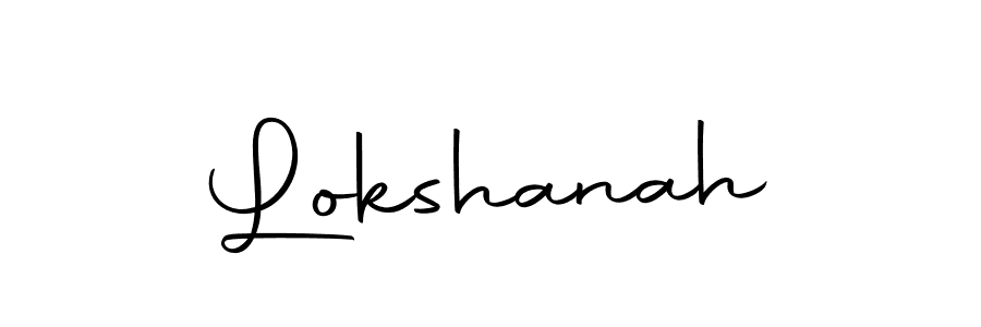 Use a signature maker to create a handwritten signature online. With this signature software, you can design (Autography-DOLnW) your own signature for name Lokshanah. Lokshanah signature style 10 images and pictures png