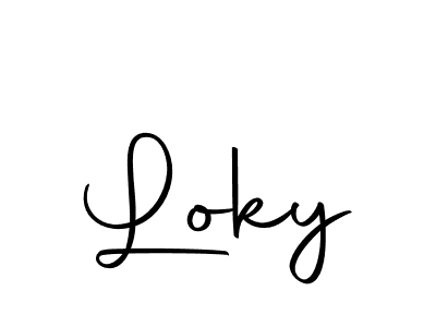The best way (Autography-DOLnW) to make a short signature is to pick only two or three words in your name. The name Loky include a total of six letters. For converting this name. Loky signature style 10 images and pictures png