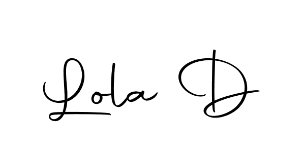 Make a beautiful signature design for name Lola D. With this signature (Autography-DOLnW) style, you can create a handwritten signature for free. Lola D signature style 10 images and pictures png