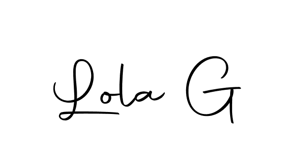 if you are searching for the best signature style for your name Lola G. so please give up your signature search. here we have designed multiple signature styles  using Autography-DOLnW. Lola G signature style 10 images and pictures png