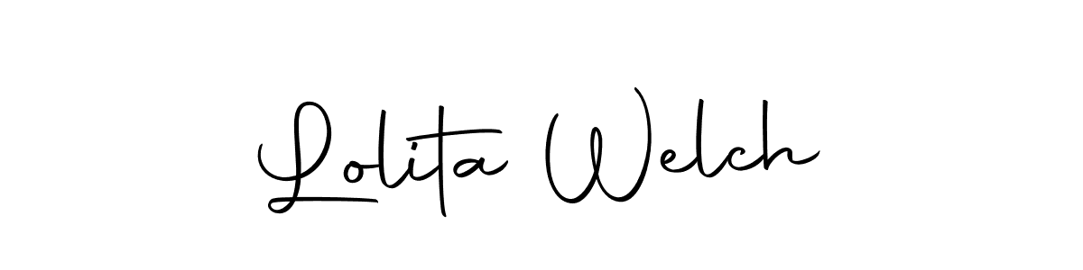 How to make Lolita Welch signature? Autography-DOLnW is a professional autograph style. Create handwritten signature for Lolita Welch name. Lolita Welch signature style 10 images and pictures png