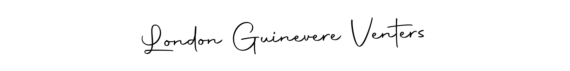 The best way (Autography-DOLnW) to make a short signature is to pick only two or three words in your name. The name London Guinevere Venters include a total of six letters. For converting this name. London Guinevere Venters signature style 10 images and pictures png