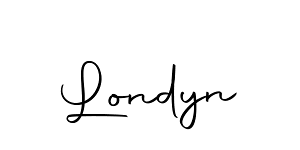 You should practise on your own different ways (Autography-DOLnW) to write your name (Londyn) in signature. don't let someone else do it for you. Londyn signature style 10 images and pictures png