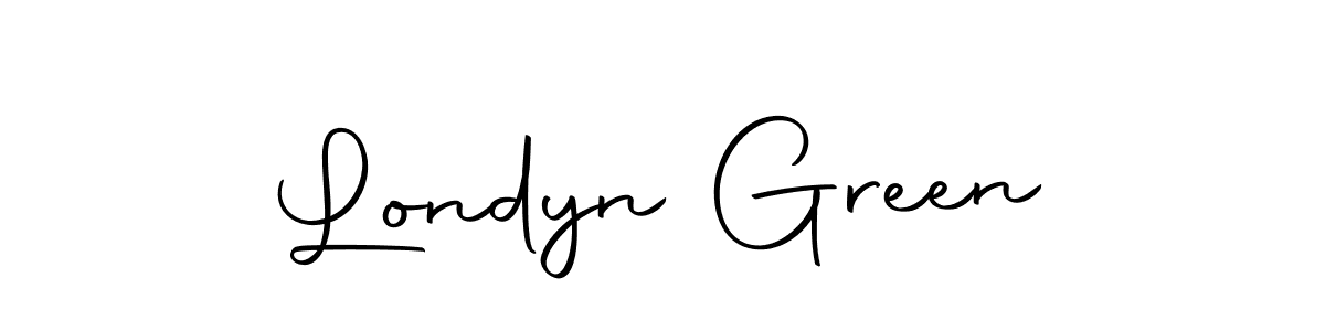 Make a beautiful signature design for name Londyn Green. With this signature (Autography-DOLnW) style, you can create a handwritten signature for free. Londyn Green signature style 10 images and pictures png