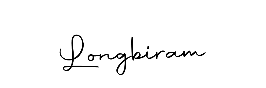 Create a beautiful signature design for name Longbiram. With this signature (Autography-DOLnW) fonts, you can make a handwritten signature for free. Longbiram signature style 10 images and pictures png