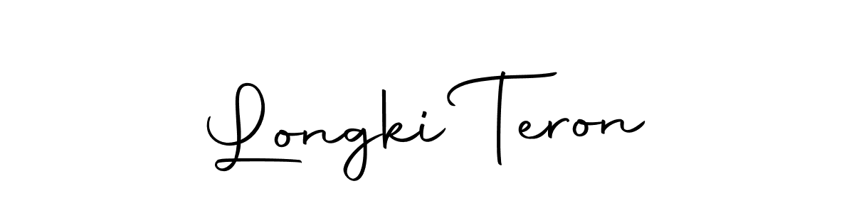 Make a beautiful signature design for name Longki Teron. With this signature (Autography-DOLnW) style, you can create a handwritten signature for free. Longki Teron signature style 10 images and pictures png