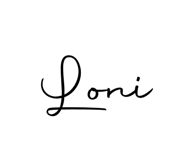 Autography-DOLnW is a professional signature style that is perfect for those who want to add a touch of class to their signature. It is also a great choice for those who want to make their signature more unique. Get Loni name to fancy signature for free. Loni signature style 10 images and pictures png