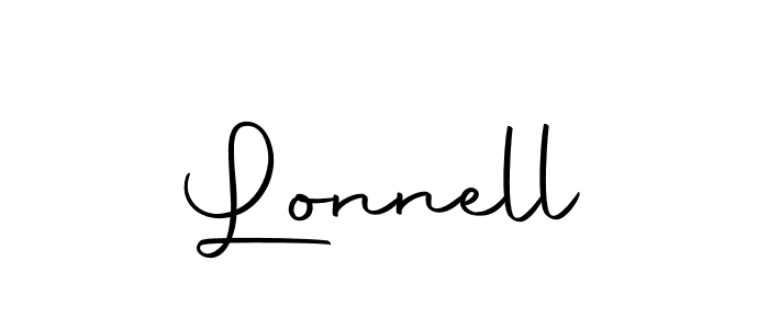 Create a beautiful signature design for name Lonnell. With this signature (Autography-DOLnW) fonts, you can make a handwritten signature for free. Lonnell signature style 10 images and pictures png