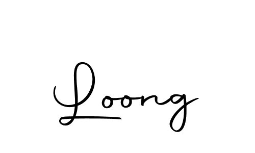 Loong stylish signature style. Best Handwritten Sign (Autography-DOLnW) for my name. Handwritten Signature Collection Ideas for my name Loong. Loong signature style 10 images and pictures png