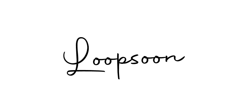 The best way (Autography-DOLnW) to make a short signature is to pick only two or three words in your name. The name Loopsoon include a total of six letters. For converting this name. Loopsoon signature style 10 images and pictures png