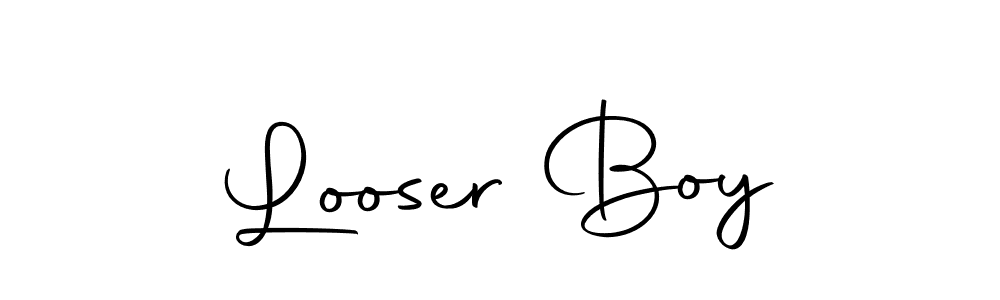 Here are the top 10 professional signature styles for the name Looser Boy. These are the best autograph styles you can use for your name. Looser Boy signature style 10 images and pictures png