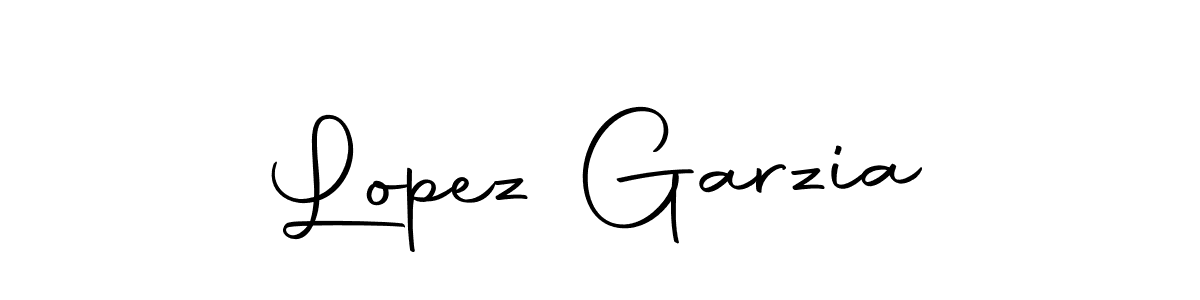 How to make Lopez Garzia name signature. Use Autography-DOLnW style for creating short signs online. This is the latest handwritten sign. Lopez Garzia signature style 10 images and pictures png