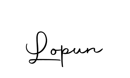 Use a signature maker to create a handwritten signature online. With this signature software, you can design (Autography-DOLnW) your own signature for name Lopun. Lopun signature style 10 images and pictures png