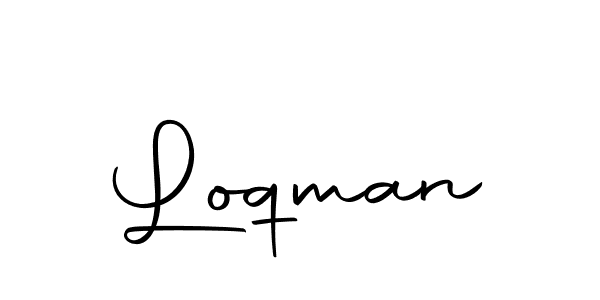 Also we have Loqman name is the best signature style. Create professional handwritten signature collection using Autography-DOLnW autograph style. Loqman signature style 10 images and pictures png