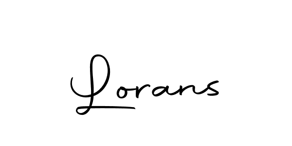 The best way (Autography-DOLnW) to make a short signature is to pick only two or three words in your name. The name Lorans include a total of six letters. For converting this name. Lorans signature style 10 images and pictures png