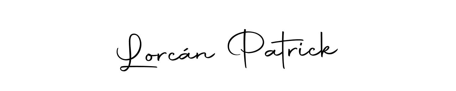 Create a beautiful signature design for name Lorcán Patrick. With this signature (Autography-DOLnW) fonts, you can make a handwritten signature for free. Lorcán Patrick signature style 10 images and pictures png