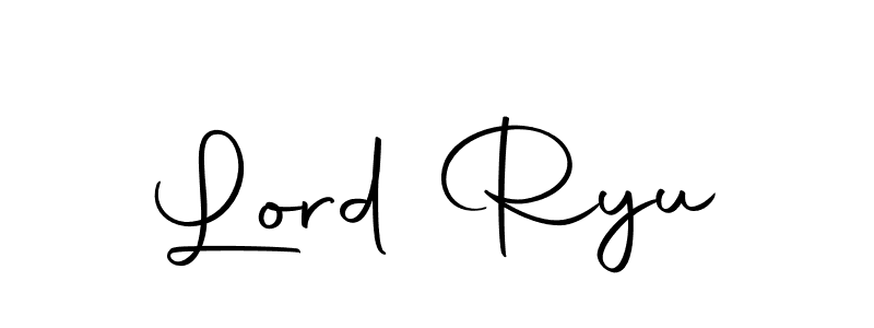 Create a beautiful signature design for name Lord Ryu. With this signature (Autography-DOLnW) fonts, you can make a handwritten signature for free. Lord Ryu signature style 10 images and pictures png