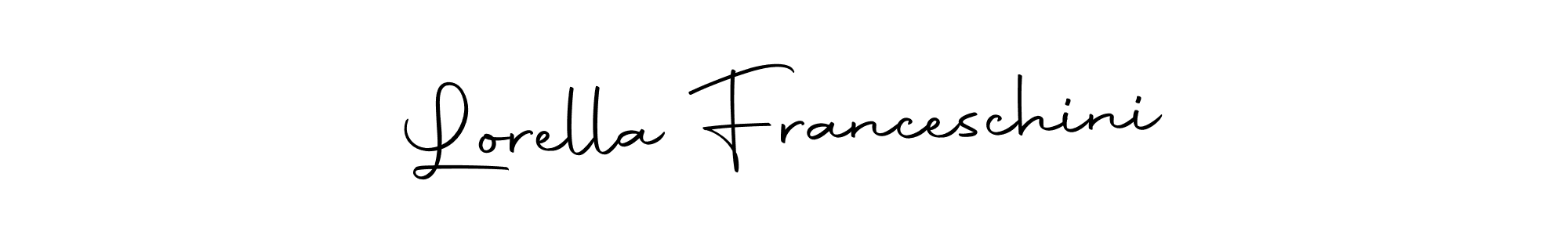 Use a signature maker to create a handwritten signature online. With this signature software, you can design (Autography-DOLnW) your own signature for name Lorella Franceschini. Lorella Franceschini signature style 10 images and pictures png