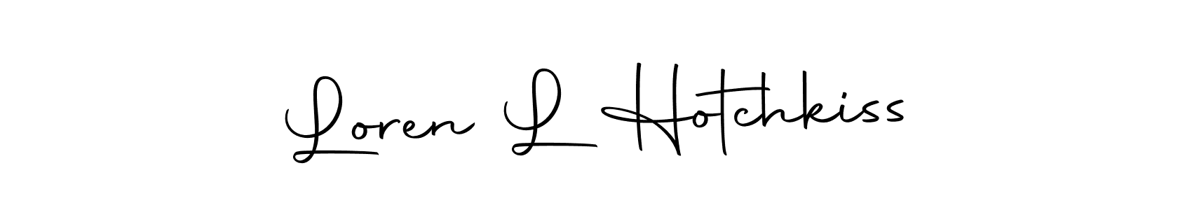 Also we have Loren L Hotchkiss name is the best signature style. Create professional handwritten signature collection using Autography-DOLnW autograph style. Loren L Hotchkiss signature style 10 images and pictures png