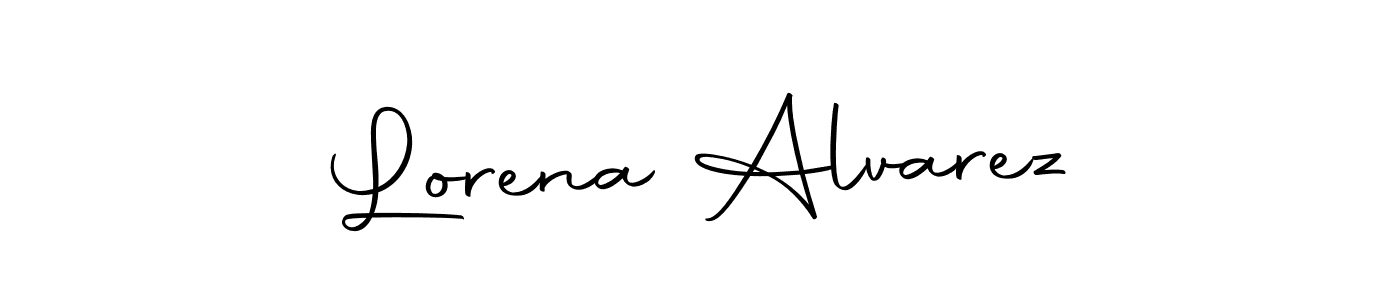 if you are searching for the best signature style for your name Lorena Alvarez. so please give up your signature search. here we have designed multiple signature styles  using Autography-DOLnW. Lorena Alvarez signature style 10 images and pictures png