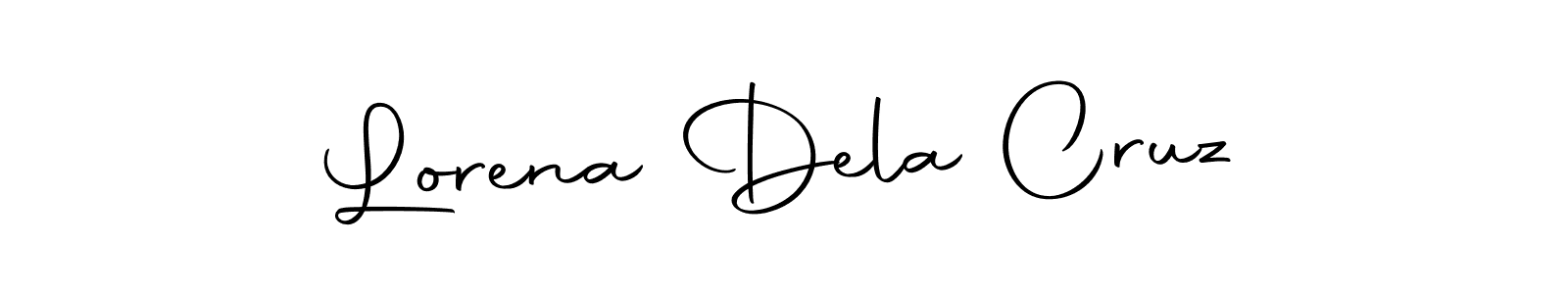 Use a signature maker to create a handwritten signature online. With this signature software, you can design (Autography-DOLnW) your own signature for name Lorena Dela Cruz. Lorena Dela Cruz signature style 10 images and pictures png
