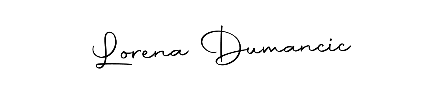 It looks lik you need a new signature style for name Lorena Dumancic. Design unique handwritten (Autography-DOLnW) signature with our free signature maker in just a few clicks. Lorena Dumancic signature style 10 images and pictures png