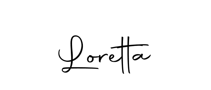 It looks lik you need a new signature style for name Loretta. Design unique handwritten (Autography-DOLnW) signature with our free signature maker in just a few clicks. Loretta signature style 10 images and pictures png