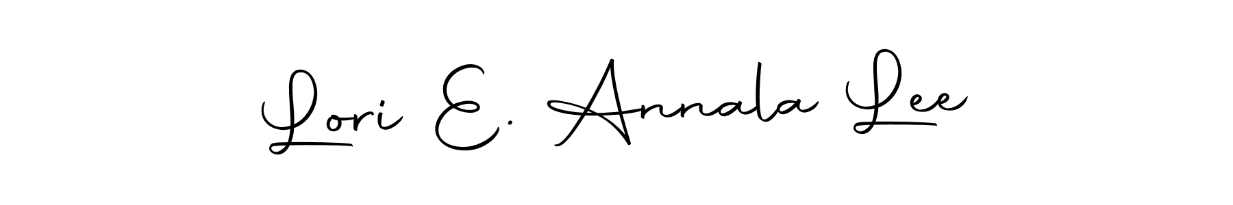 This is the best signature style for the Lori E. Annala Lee name. Also you like these signature font (Autography-DOLnW). Mix name signature. Lori E. Annala Lee signature style 10 images and pictures png