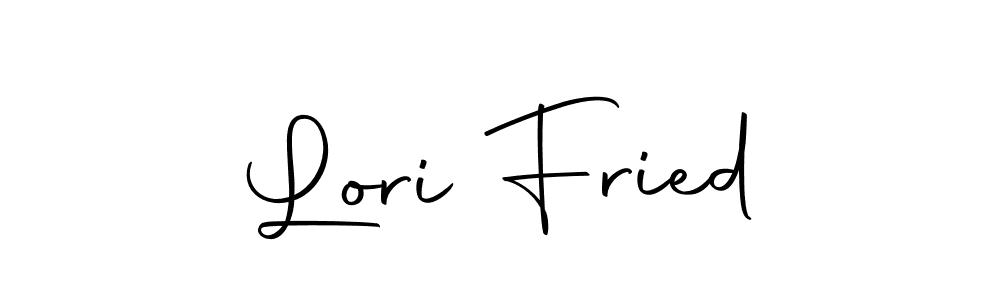 How to make Lori Fried name signature. Use Autography-DOLnW style for creating short signs online. This is the latest handwritten sign. Lori Fried signature style 10 images and pictures png