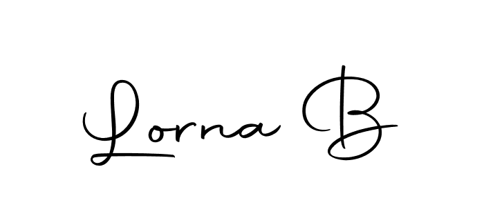 Here are the top 10 professional signature styles for the name Lorna B. These are the best autograph styles you can use for your name. Lorna B signature style 10 images and pictures png