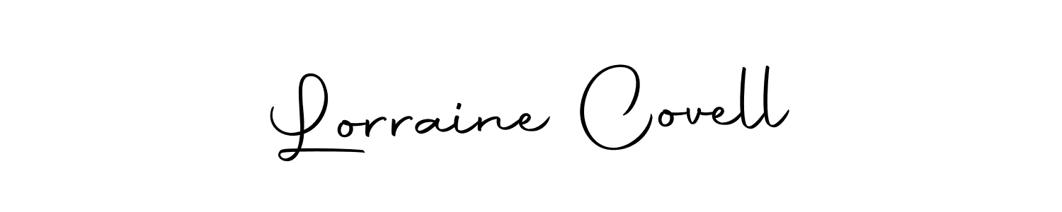 How to Draw Lorraine Covell signature style? Autography-DOLnW is a latest design signature styles for name Lorraine Covell. Lorraine Covell signature style 10 images and pictures png
