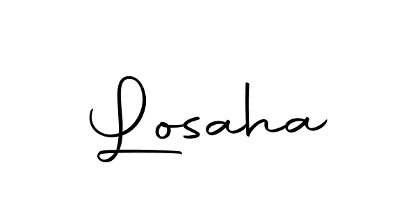 The best way (Autography-DOLnW) to make a short signature is to pick only two or three words in your name. The name Losaha include a total of six letters. For converting this name. Losaha signature style 10 images and pictures png
