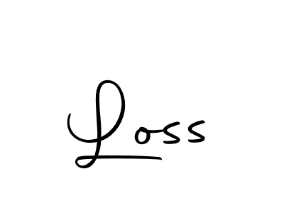 How to make Loss name signature. Use Autography-DOLnW style for creating short signs online. This is the latest handwritten sign. Loss signature style 10 images and pictures png