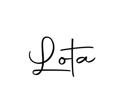 Similarly Autography-DOLnW is the best handwritten signature design. Signature creator online .You can use it as an online autograph creator for name Lota. Lota signature style 10 images and pictures png