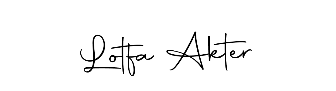 Make a beautiful signature design for name Lotfa Akter. Use this online signature maker to create a handwritten signature for free. Lotfa Akter signature style 10 images and pictures png