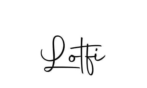 Use a signature maker to create a handwritten signature online. With this signature software, you can design (Autography-DOLnW) your own signature for name Lotfi. Lotfi signature style 10 images and pictures png