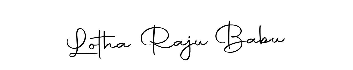 Make a beautiful signature design for name Lotha Raju Babu. With this signature (Autography-DOLnW) style, you can create a handwritten signature for free. Lotha Raju Babu signature style 10 images and pictures png