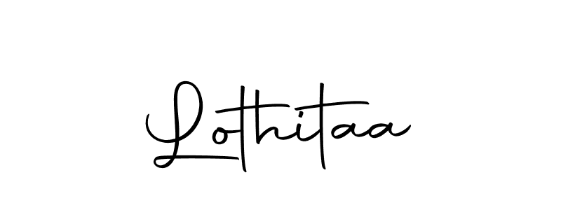 Create a beautiful signature design for name Lothitaa. With this signature (Autography-DOLnW) fonts, you can make a handwritten signature for free. Lothitaa signature style 10 images and pictures png