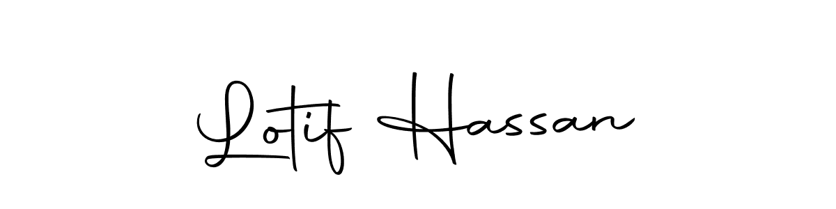 Design your own signature with our free online signature maker. With this signature software, you can create a handwritten (Autography-DOLnW) signature for name Lotif Hassan. Lotif Hassan signature style 10 images and pictures png