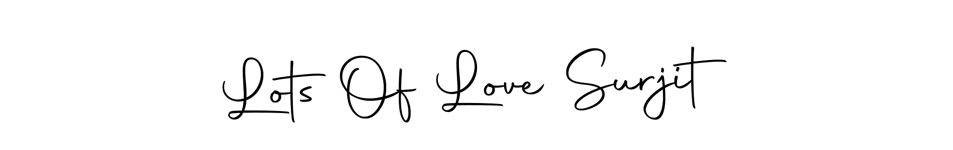 This is the best signature style for the Lots Of Love Surjit name. Also you like these signature font (Autography-DOLnW). Mix name signature. Lots Of Love Surjit signature style 10 images and pictures png