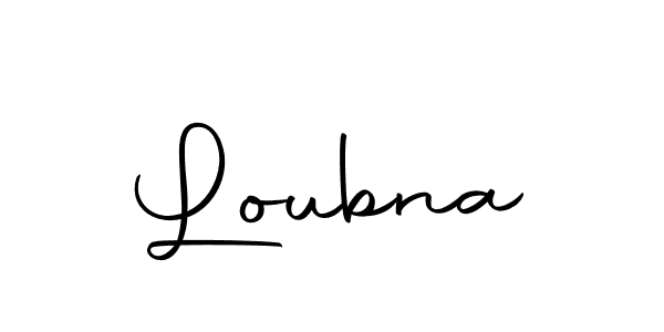 Make a short Loubna signature style. Manage your documents anywhere anytime using Autography-DOLnW. Create and add eSignatures, submit forms, share and send files easily. Loubna signature style 10 images and pictures png
