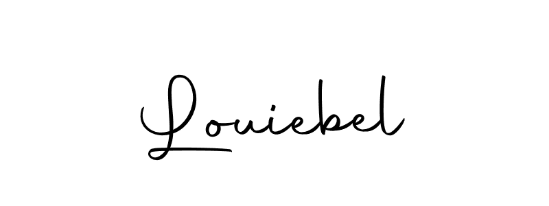 Louiebel stylish signature style. Best Handwritten Sign (Autography-DOLnW) for my name. Handwritten Signature Collection Ideas for my name Louiebel. Louiebel signature style 10 images and pictures png