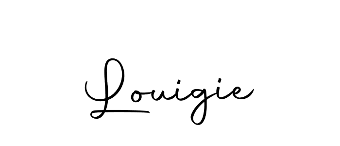 You can use this online signature creator to create a handwritten signature for the name Louigie. This is the best online autograph maker. Louigie signature style 10 images and pictures png